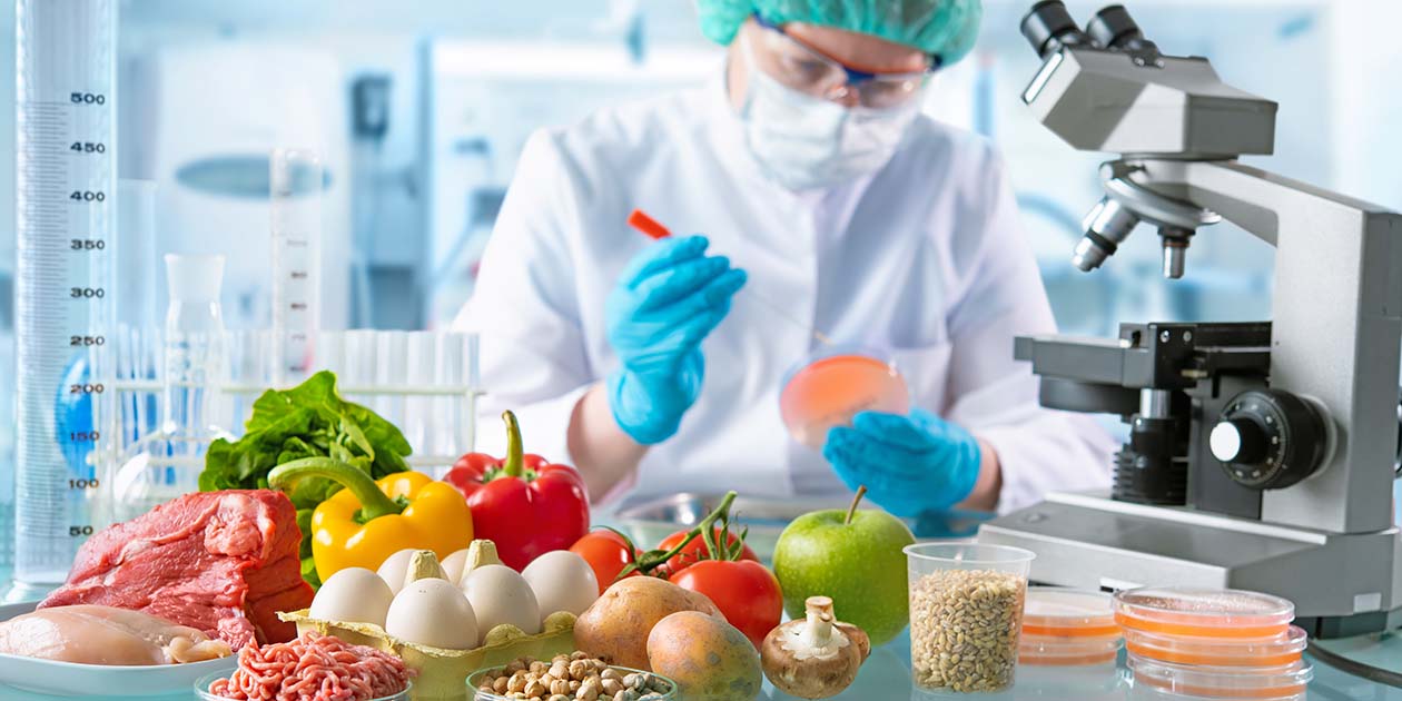 Food,Quality,Control,Expert,Inspecting,Specimens,Of,Groceries,In,The
